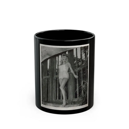 Joi Lansing #62 (Vintage Female Icon) Black Coffee Mug 11oz - Go Mug Yourself