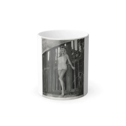 Joi Lansing #62 (Vintage Female Icon) Color Changing Coffee Mug 11oz - Go Mug Yourself