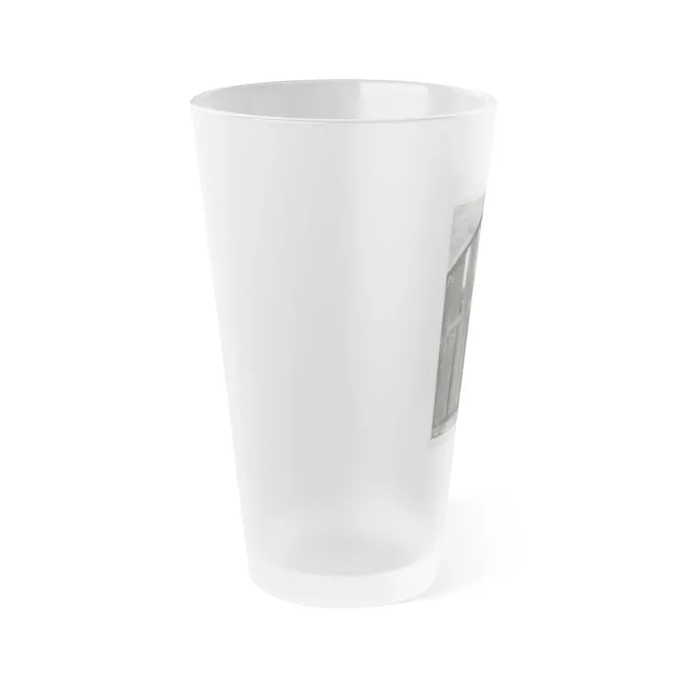 Joi Lansing #62 (Vintage Female Icon) Frosted Pint Glass 16oz - Go Mug Yourself