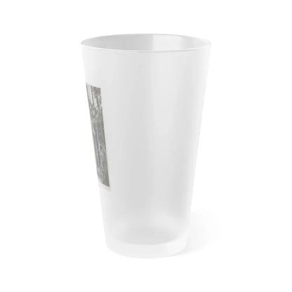 Joi Lansing #62 (Vintage Female Icon) Frosted Pint Glass 16oz - Go Mug Yourself