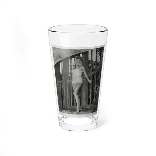Joi Lansing #62 (Vintage Female Icon) Pint Glass 16oz 16oz - Go Mug Yourself