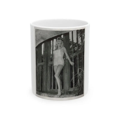 Joi Lansing #62 (Vintage Female Icon) White Coffee Mug 11oz - Go Mug Yourself