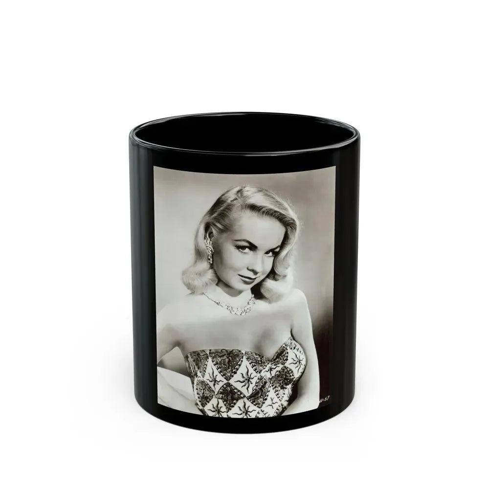 Joi Lansing #92 (Vintage Female Icon) Black Coffee Mug 11oz - Go Mug Yourself