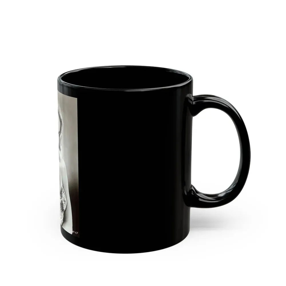 Joi Lansing #92 (Vintage Female Icon) Black Coffee Mug - Go Mug Yourself