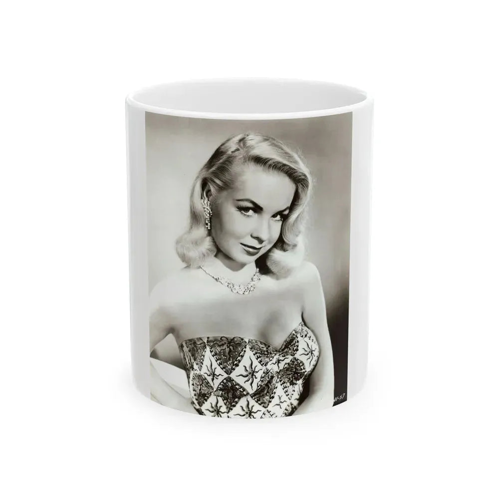 Joi Lansing #92 (Vintage Female Icon) White Coffee Mug 11oz - Go Mug Yourself