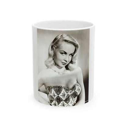 Joi Lansing #92 (Vintage Female Icon) White Coffee Mug 11oz - Go Mug Yourself
