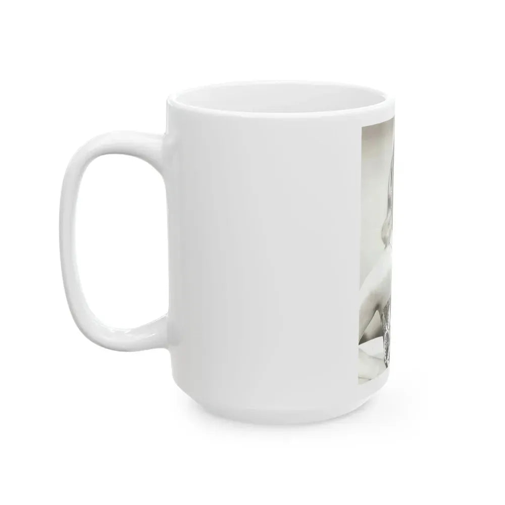 Joi Lansing #92 (Vintage Female Icon) White Coffee Mug - Go Mug Yourself