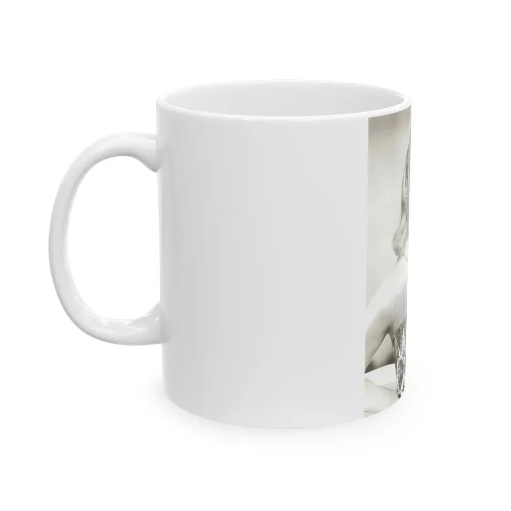 Joi Lansing #92 (Vintage Female Icon) White Coffee Mug - Go Mug Yourself