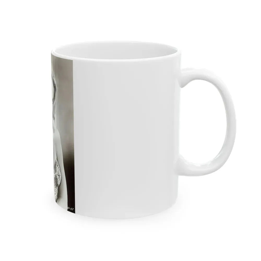 Joi Lansing #92 (Vintage Female Icon) White Coffee Mug - Go Mug Yourself