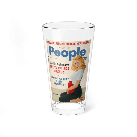 Joi Lansing #97 - Mag. Cover (Vintage Female Icon) Pint Glass 16oz 16oz - Go Mug Yourself