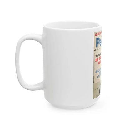 Joi Lansing #97 - Mag. Cover (Vintage Female Icon) White Coffee Mug - Go Mug Yourself