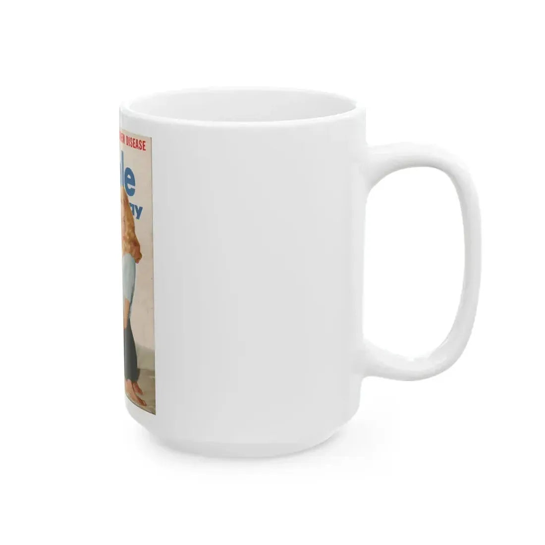 Joi Lansing #97 - Mag. Cover (Vintage Female Icon) White Coffee Mug - Go Mug Yourself