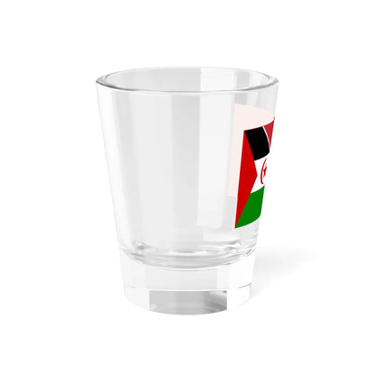 Joined flags for Western Sahara (Morocco) Shot Glass 1.5oz - Go Mug Yourself