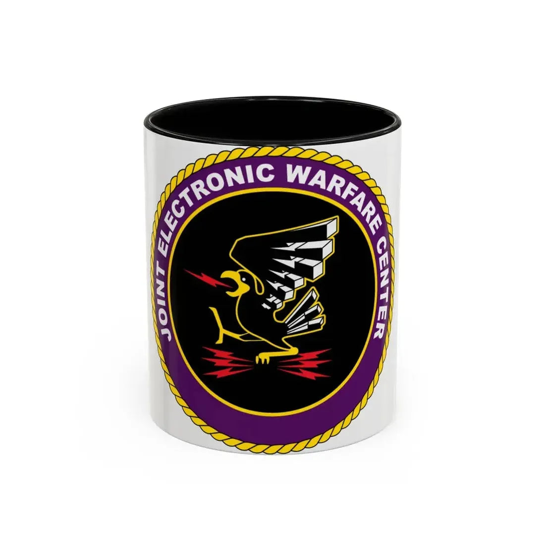 Joint Electronic Warfare Center JEWC (U.S. Air Force) Accent Coffee Mug 11oz Black - Go Mug Yourself
