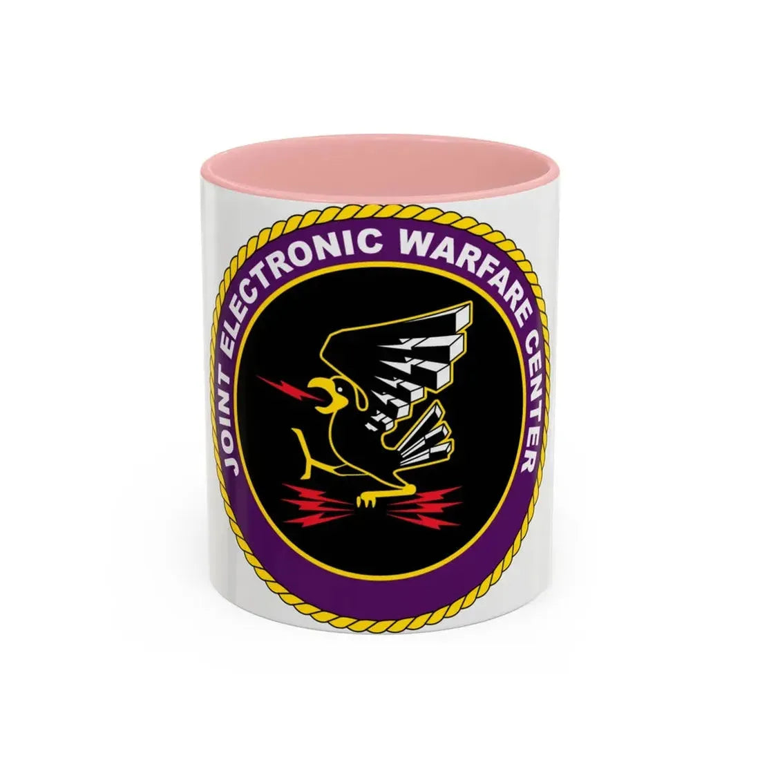 Joint Electronic Warfare Center JEWC (U.S. Air Force) Accent Coffee Mug 11oz Pink - Go Mug Yourself