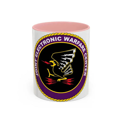 Joint Electronic Warfare Center JEWC (U.S. Air Force) Accent Coffee Mug 11oz Pink - Go Mug Yourself