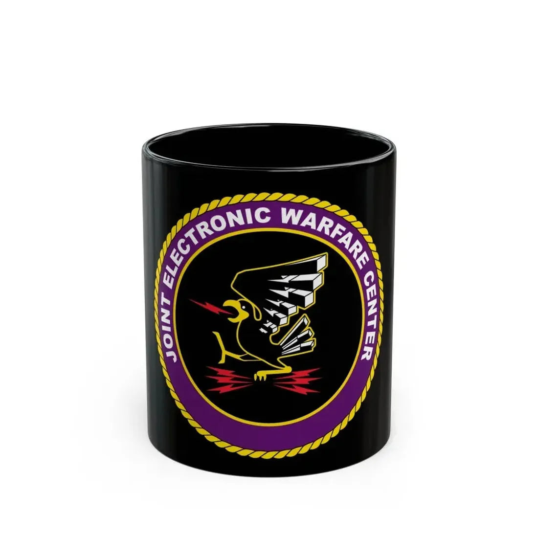 Joint Electronic Warfare Center JEWC (U.S. Air Force) Black Coffee Mug 11oz - Go Mug Yourself