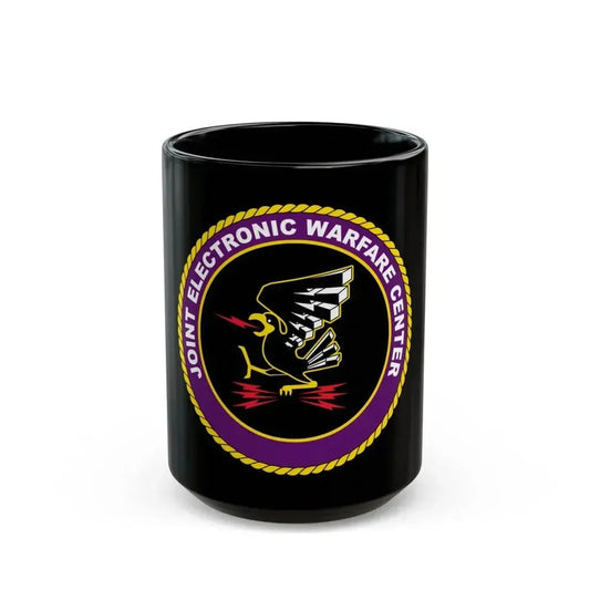 Joint Electronic Warfare Center JEWC (U.S. Air Force) Black Coffee Mug 15oz - Go Mug Yourself