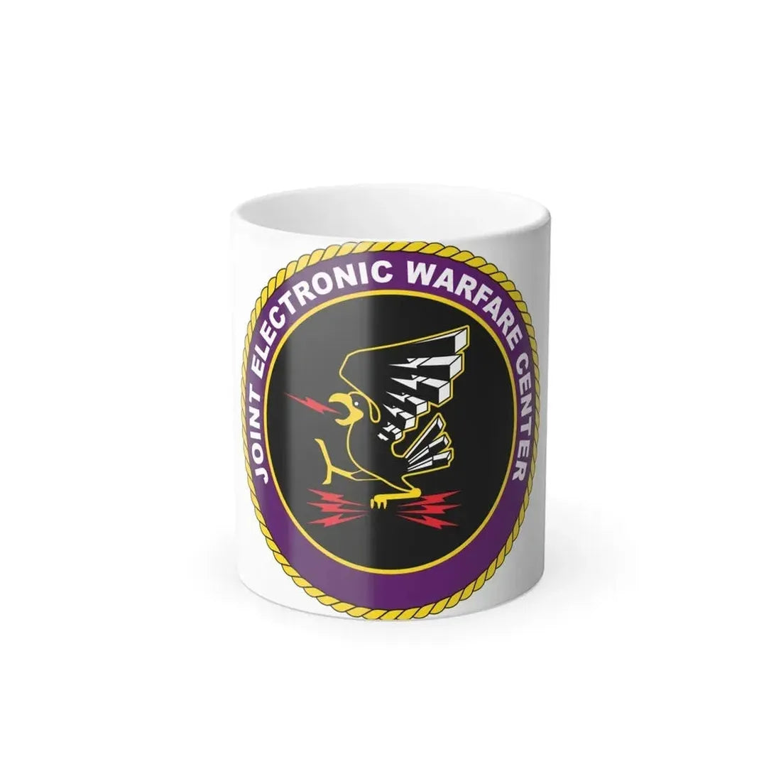 Joint Electronic Warfare Center JEWC (U.S. Air Force) Color Changing Coffee Mug 11oz - Go Mug Yourself