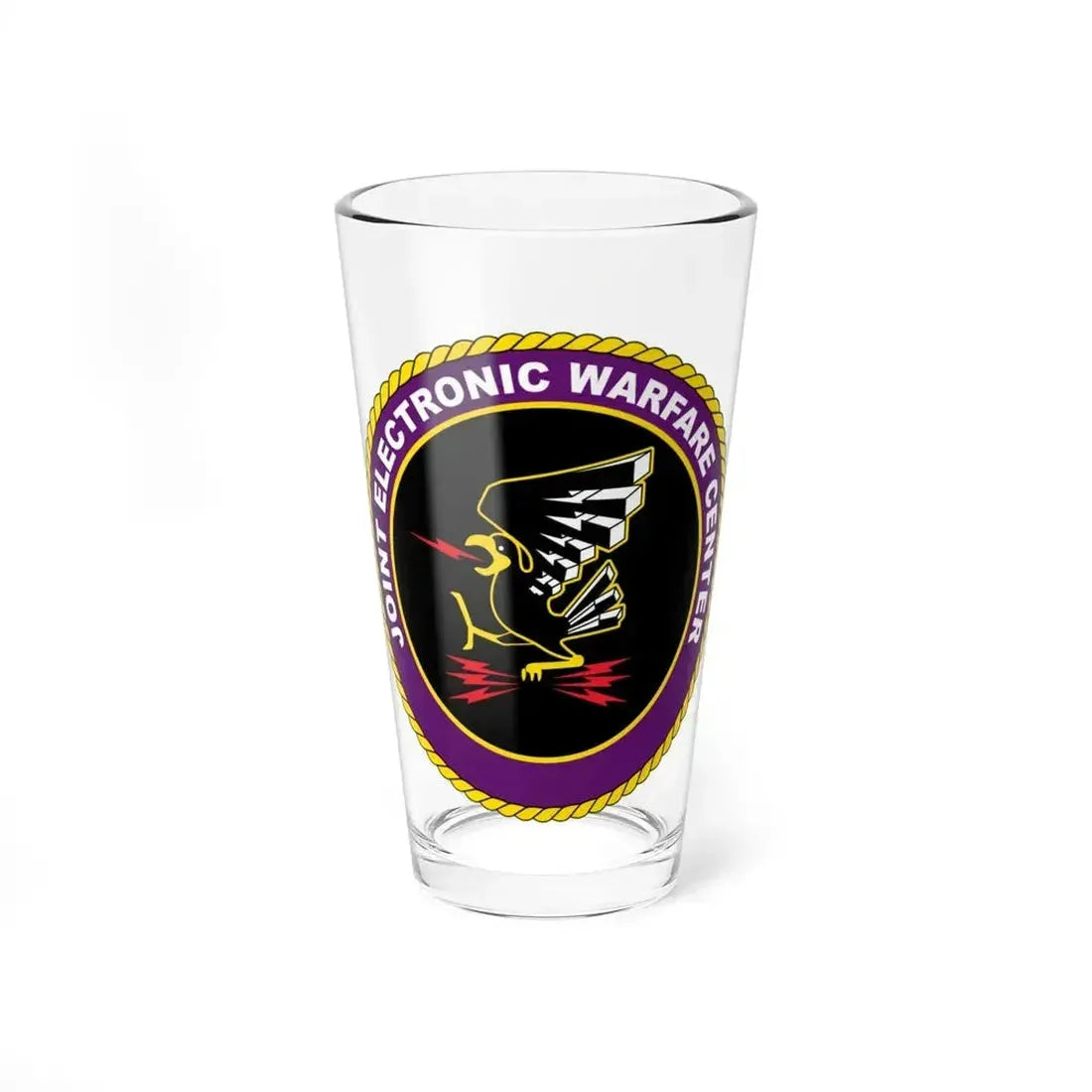Joint Electronic Warfare Center JEWC (U.S. Air Force) Pint Glass 16oz 16oz - Go Mug Yourself