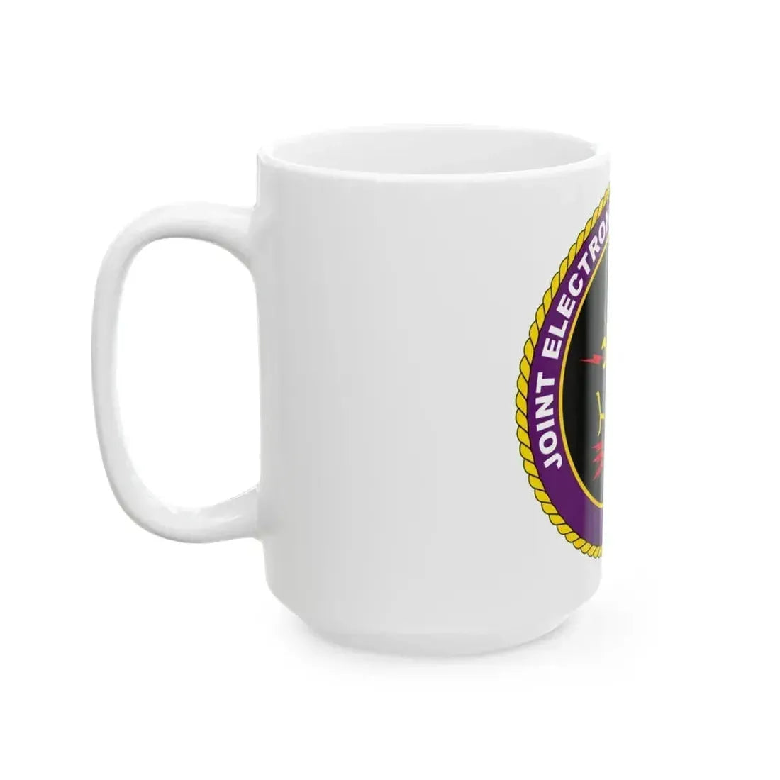 Joint Electronic Warfare Center JEWC (U.S. Air Force) White Coffee Mug - Go Mug Yourself
