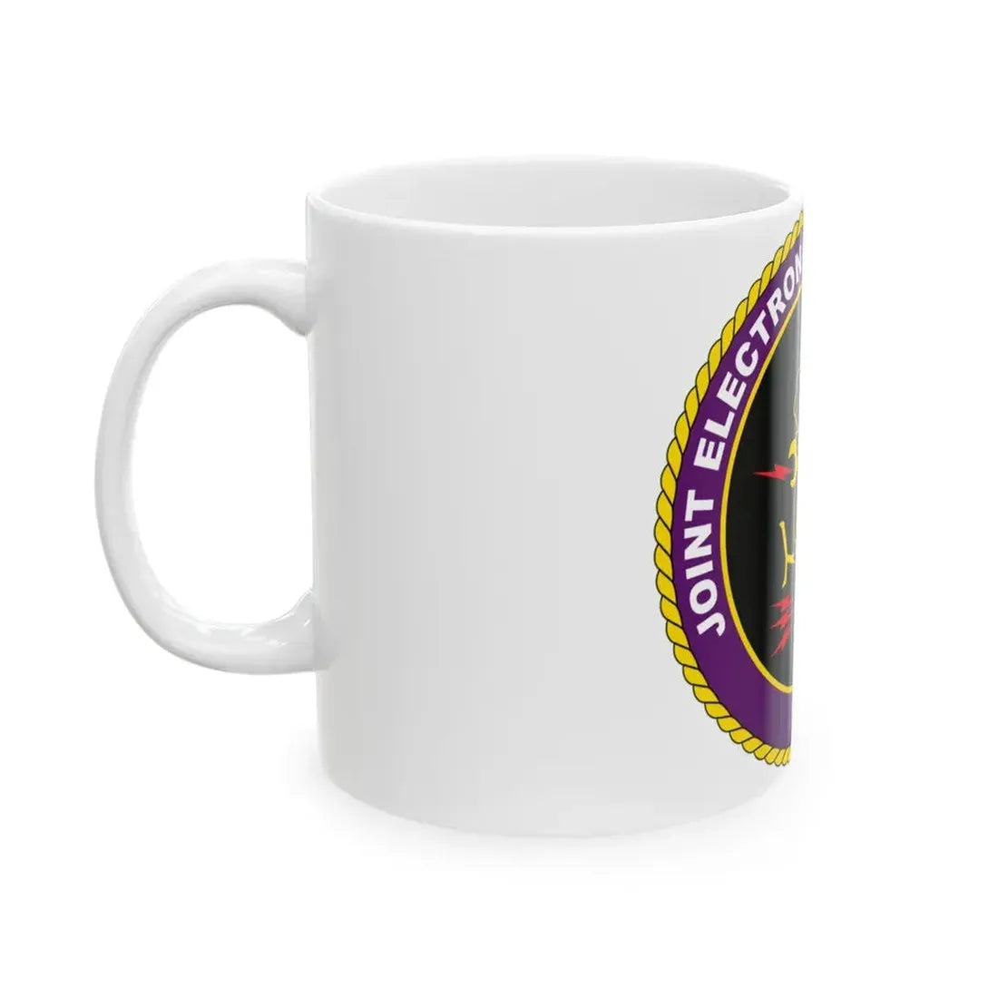 Joint Electronic Warfare Center JEWC (U.S. Air Force) White Coffee Mug - Go Mug Yourself