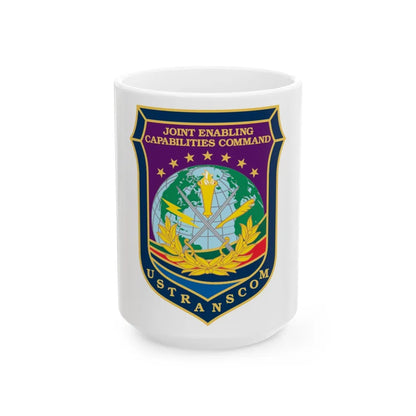 Joint Enabling Capabilities Command USTRANSCOM (U.S. Navy) White Coffee Mug-15oz-Go Mug Yourself