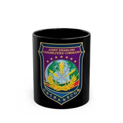 Joint Enabling Capabilities Command USTRANSCOM (U.S. Navy) Black Coffee Mug 11oz - Go Mug Yourself