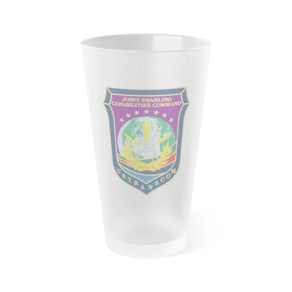 Joint Enabling Capabilities Command USTRANSCOM (U.S. Navy) Frosted Pint Glass 16oz Default Title - Go Mug Yourself