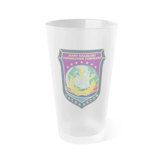 Joint Enabling Capabilities Command USTRANSCOM (U.S. Navy) Frosted Pint Glass 16oz Default Title - Go Mug Yourself