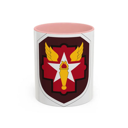Joint Military Medical Command US (U.S. Army) Accent Coffee Mug 11oz Pink - Go Mug Yourself