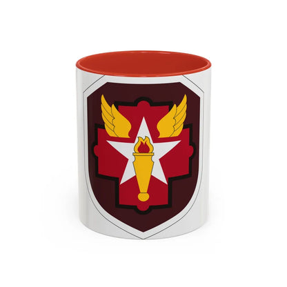 Joint Military Medical Command US (U.S. Army) Accent Coffee Mug 11oz Red - Go Mug Yourself