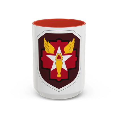 Joint Military Medical Command US (U.S. Army) Accent Coffee Mug 15oz Red - Go Mug Yourself