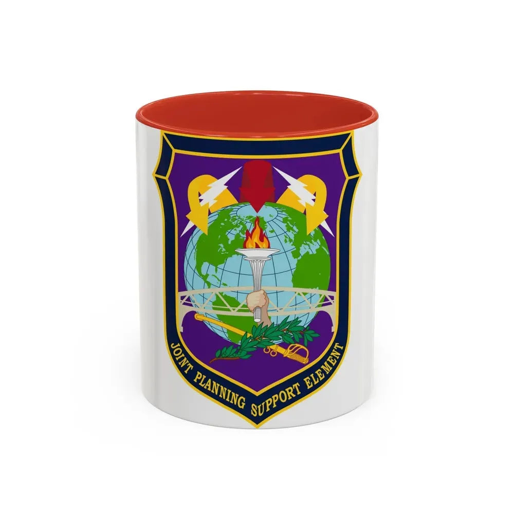 Joint Planning Support (U.S. Army) Accent Coffee Mug 11oz Red - Go Mug Yourself