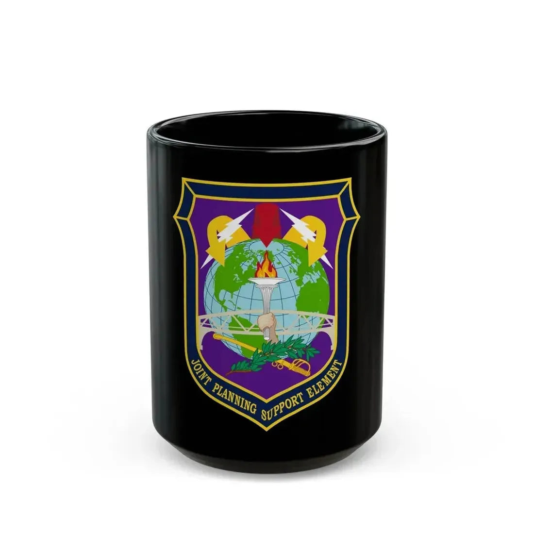 Joint Planning Support (U.S. Army) Black Coffee Mug 15oz - Go Mug Yourself