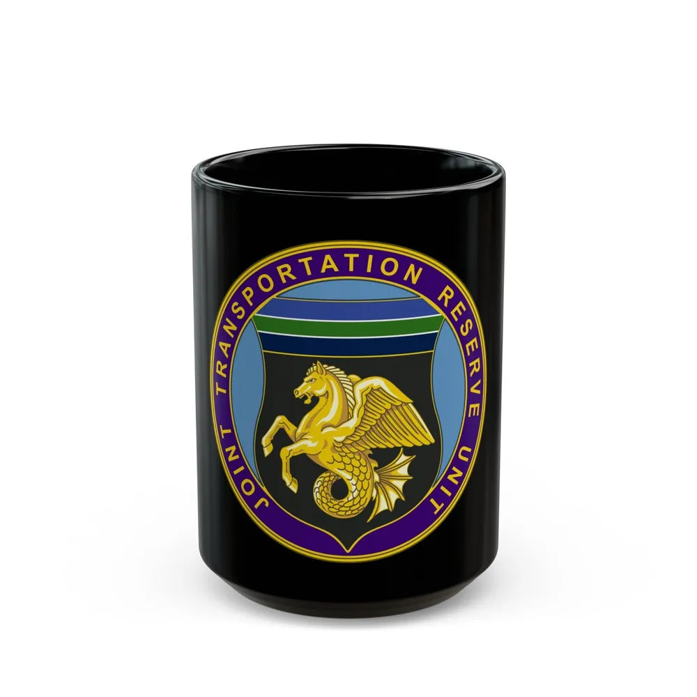 Joint Transportation Reserve Unit (U.S. Army) Black Coffee Mug-15oz-Go Mug Yourself