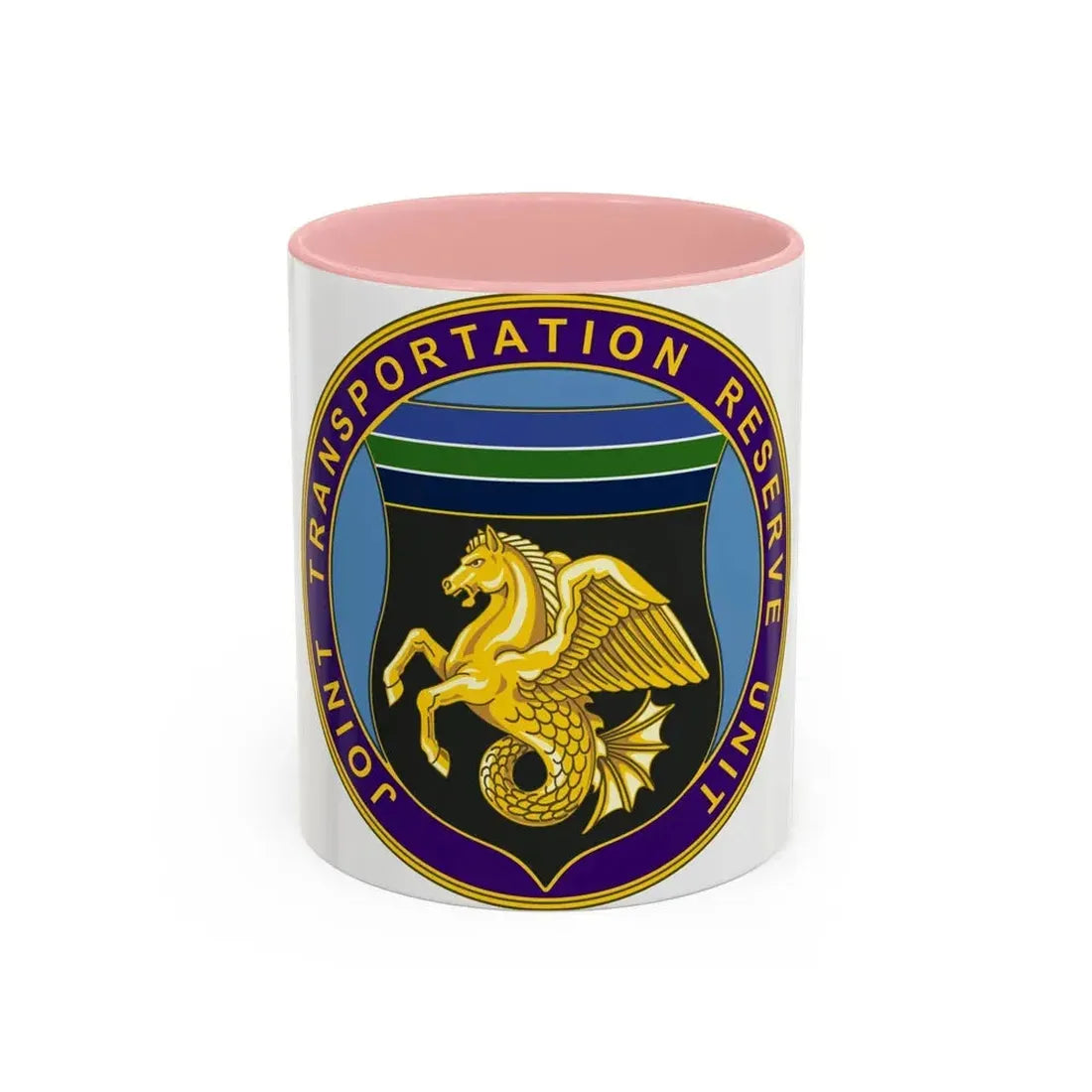Joint Transportation Reserve Unit (U.S. Army) Accent Coffee Mug 11oz Pink - Go Mug Yourself