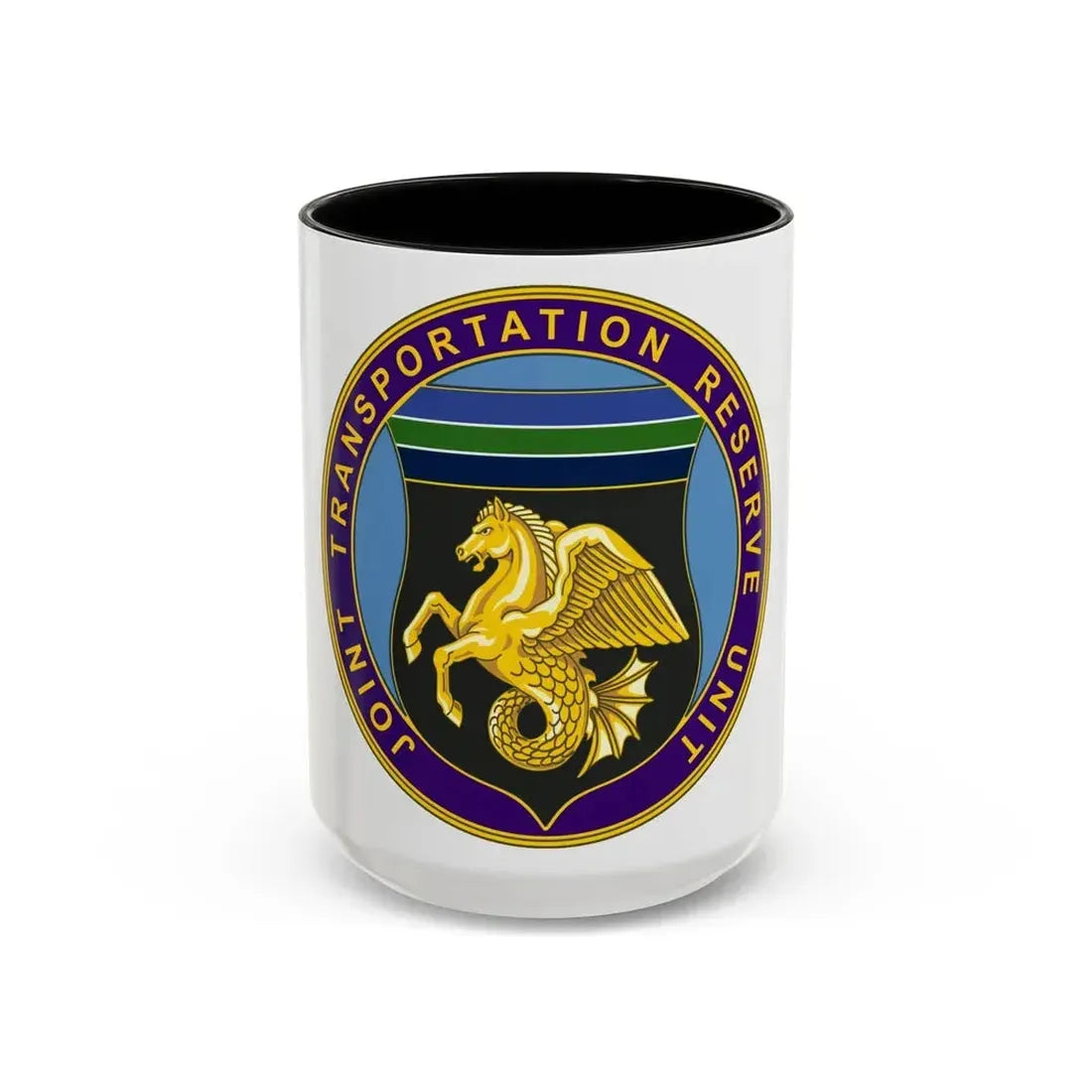 Joint Transportation Reserve Unit (U.S. Army) Accent Coffee Mug 15oz Black - Go Mug Yourself