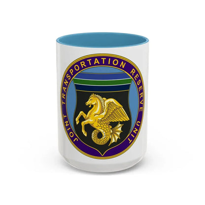 Joint Transportation Reserve Unit (U.S. Army) Accent Coffee Mug 15oz Light Blue - Go Mug Yourself