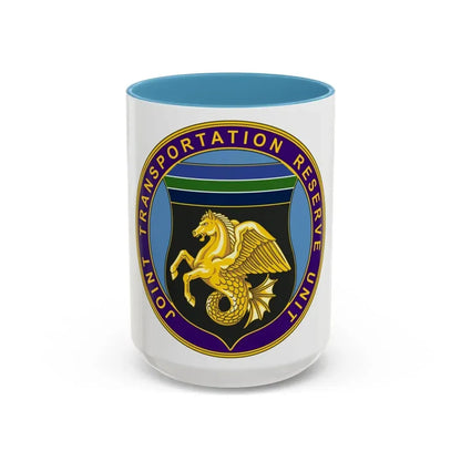 Joint Transportation Reserve Unit (U.S. Army) Accent Coffee Mug 15oz Light Blue - Go Mug Yourself