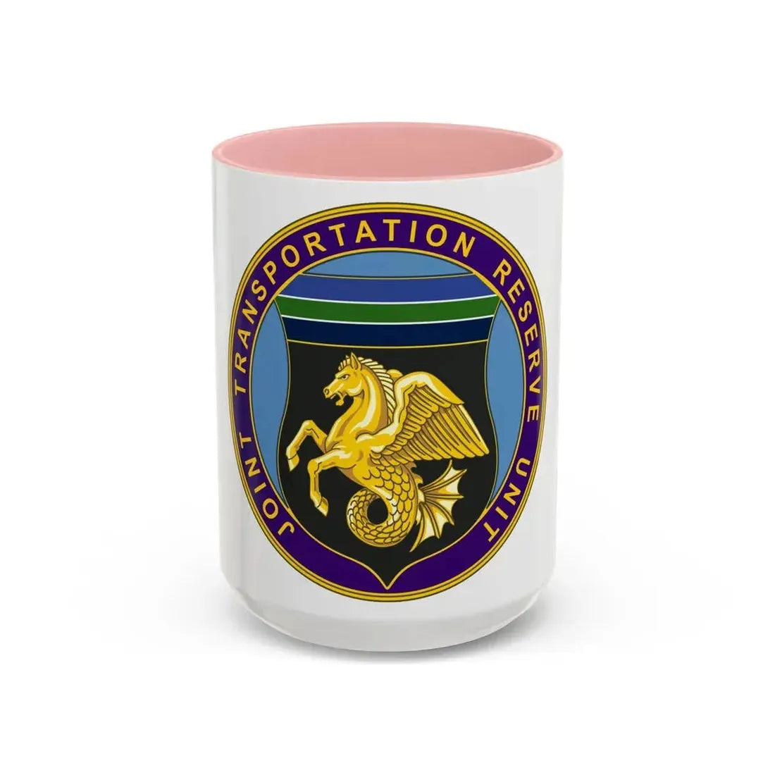 Joint Transportation Reserve Unit (U.S. Army) Accent Coffee Mug 15oz Pink - Go Mug Yourself