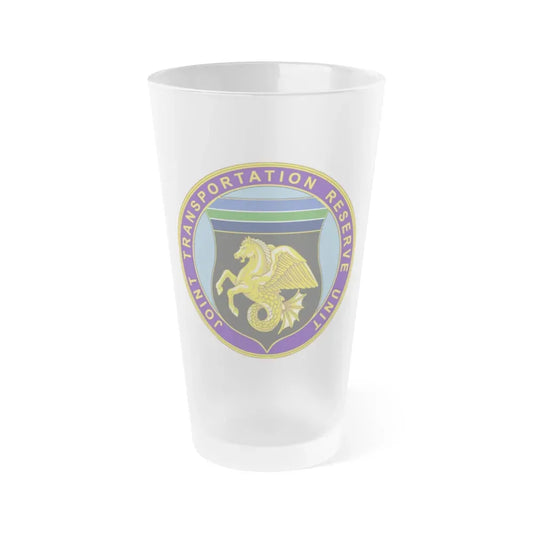 Joint Transportation Reserve Unit (U.S. Army) Frosted Pint Glass 16oz Default Title - Go Mug Yourself