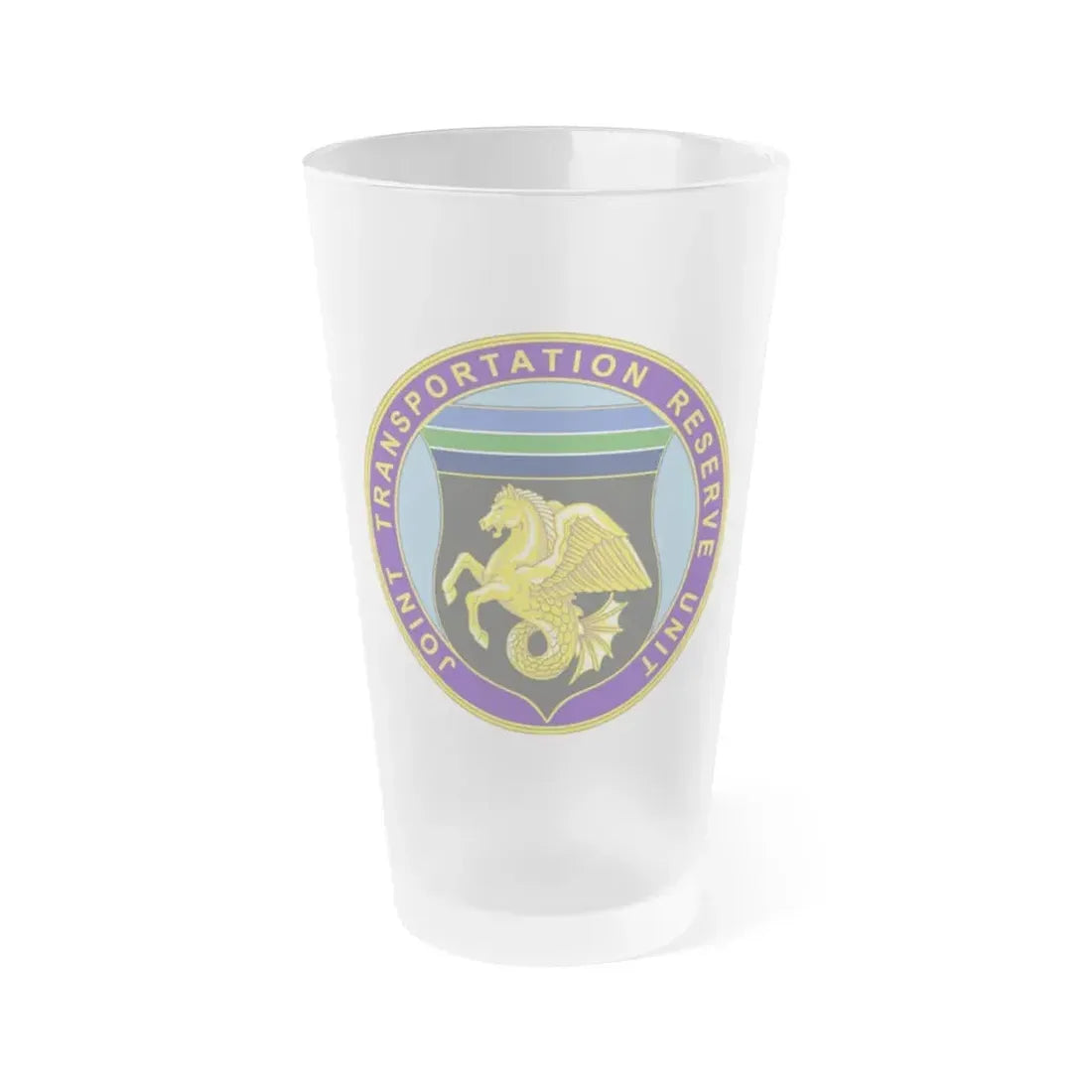Joint Transportation Reserve Unit (U.S. Army) Frosted Pint Glass 16oz Default Title - Go Mug Yourself