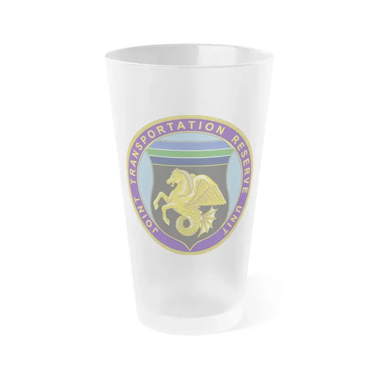 Joint Transportation Reserve Unit (U.S. Army) Frosted Pint Glass 16oz Default Title - Go Mug Yourself