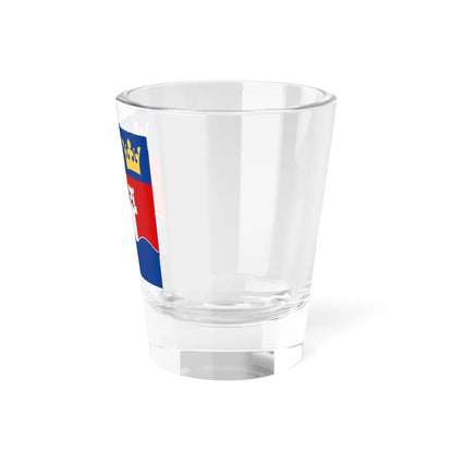 Jonkopings lan vapenflagga (Sweden) Shot Glass 1.5oz - Go Mug Yourself