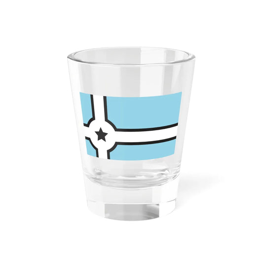 Joplin Missouri Crossroads flag proposal (United States) Shot Glass 1.5oz 1.5oz - Go Mug Yourself