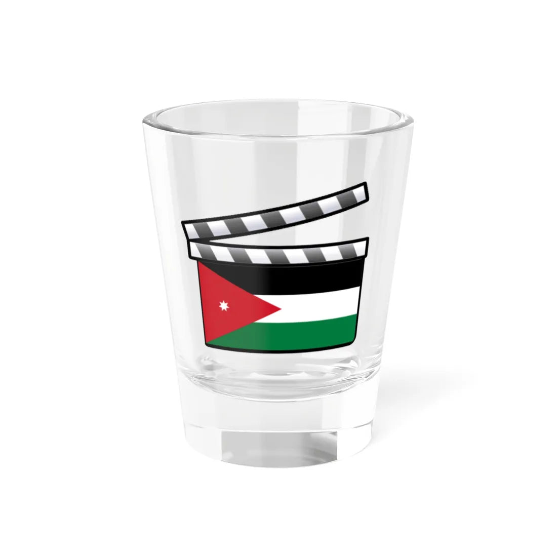 Jordan film clapperboard (Jordan) Shot Glass 1.5oz 1.5oz - Go Mug Yourself