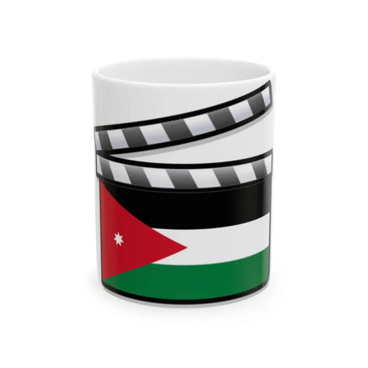 Jordan film clapperboard (Jordan) White Coffee Mug 11oz - Go Mug Yourself
