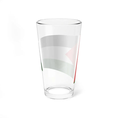 Jordan Flag - iconic waving (Jordan) Pint Glass 16oz - Go Mug Yourself