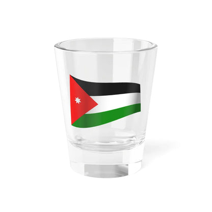 Jordan Flag - iconic waving (Jordan) Shot Glass 1.5oz 1.5oz - Go Mug Yourself